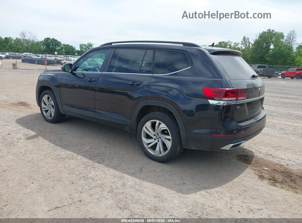 1V2KP2CA9MC532564 2021 VOLKSWAGEN ATLAS Black Задня ліва чверть