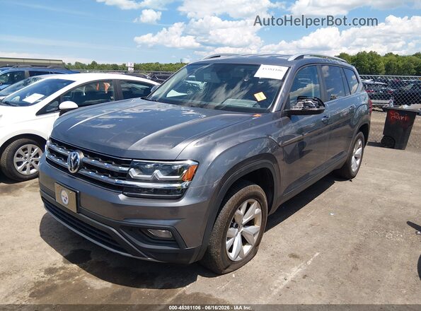 1V2KR2CA1JC532015 2018 VOLKSWAGEN ATLAS Gray Vista tres cuartos delantera izquierda
