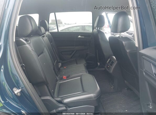 1V2KR2CA3JC513580 2018 VOLKSWAGEN ATLAS Blue Vista de la etiqueta del VIN