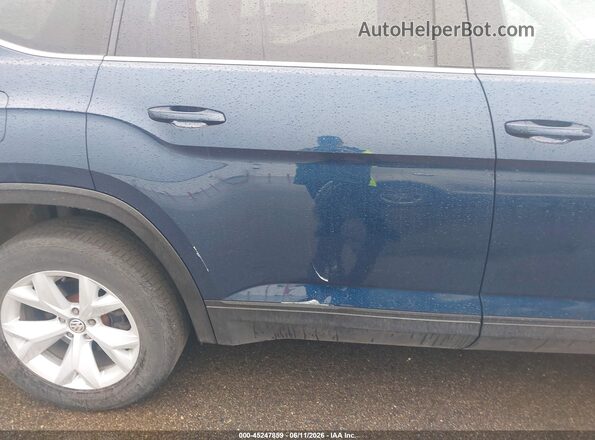 1V2KR2CA3JC513580 2018 VOLKSWAGEN ATLAS Blue Vista frontal
