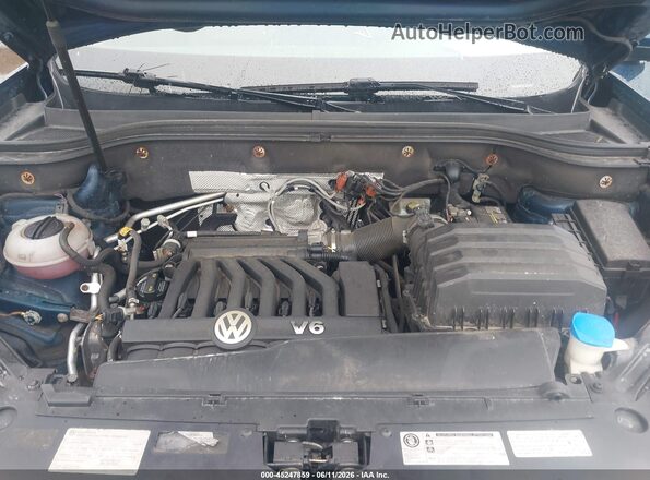 1V2KR2CA3JC513580 2018 VOLKSWAGEN ATLAS Blue Vista trasera