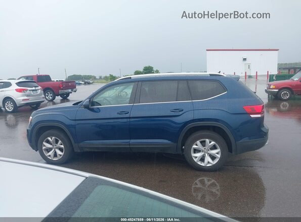 1V2KR2CA3JC513580 2018 VOLKSWAGEN ATLAS Blue 