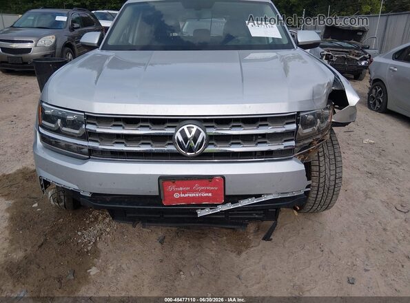 1V2KR2CA3JC574301 2018 VOLKSWAGEN ATLAS Silver წინა ხედი
