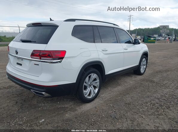 1V2KR2CA3MC595864 2021 VOLKSWAGEN ATLAS White Задня права чверть