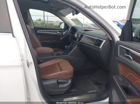 1V2KR2CA3MC595864 2021 VOLKSWAGEN ATLAS White Вид салону спереду