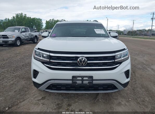 1V2KR2CA3MC595864 2021 VOLKSWAGEN ATLAS White Вид щитка приладів