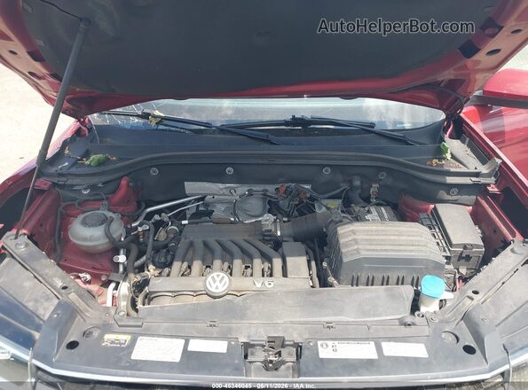1V2KR2CA8JC525997 2018 VOLKSWAGEN ATLAS Красный Вид сзади