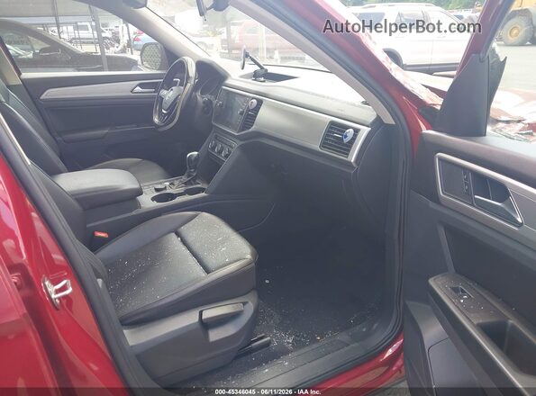 1V2KR2CA8JC525997 2018 VOLKSWAGEN ATLAS Красный Вид салона спереди