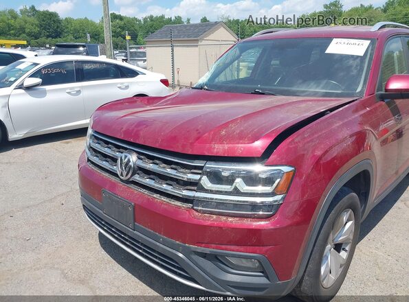 1V2KR2CA8JC525997 2018 VOLKSWAGEN ATLAS Красный Вид спереди
