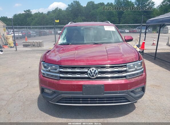 1V2KR2CA8JC525997 2018 VOLKSWAGEN ATLAS Красный Вид щитка приборов