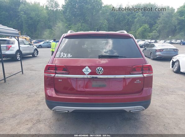 1V2KR2CA8JC525997 2018 VOLKSWAGEN ATLAS Красный 