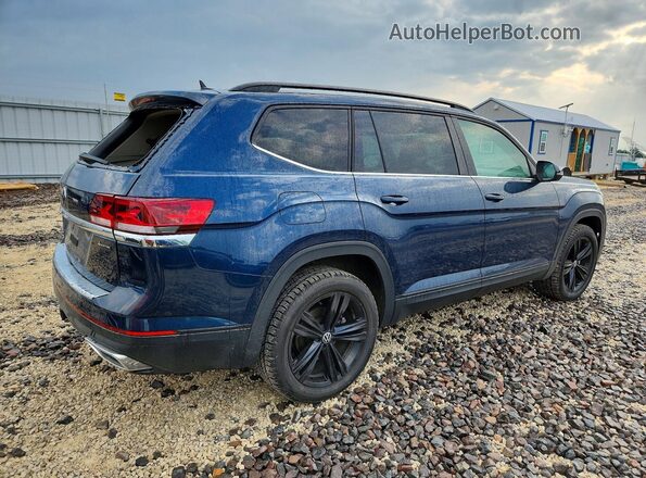 1V2KR2CA8PC545644 2023 VOLKSWAGEN ATLAS Синий Задняя правая четверть
