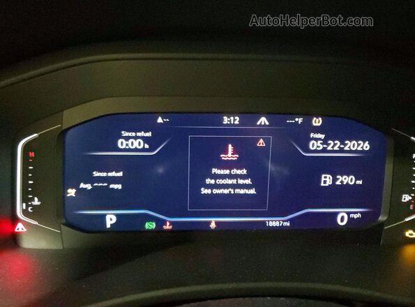 1V2KR2CA9PC555003 2023 VOLKSWAGEN ATLAS Gray Instrument cluster view