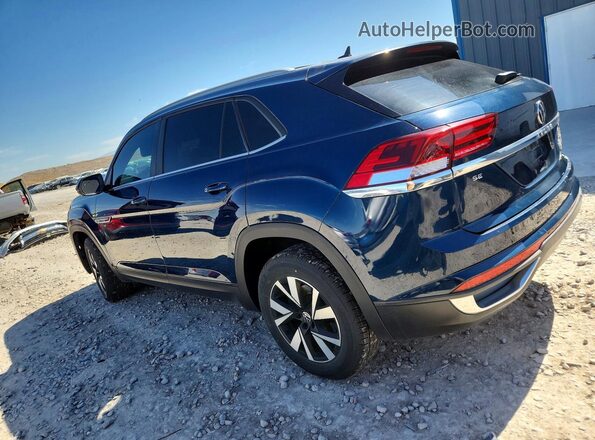 1V2LC2CAXMC224660 2021 VOLKSWAGEN ATLAS Blue Հետևի ձախ
