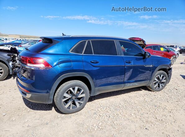 1V2LC2CAXMC224660 2021 VOLKSWAGEN ATLAS Blue Հետևի աջ
