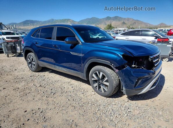 1V2LC2CAXMC224660 2021 VOLKSWAGEN ATLAS Blue Առջևի աջ