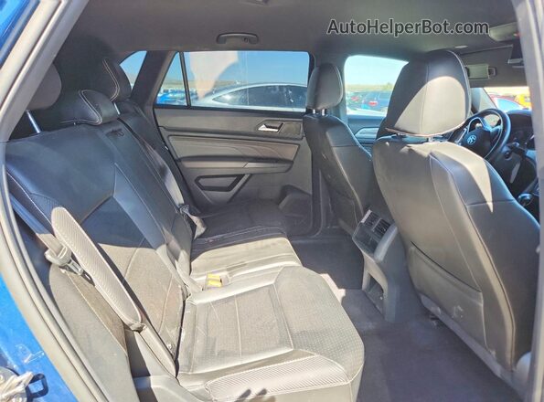1V2LC2CAXMC224660 2021 VOLKSWAGEN ATLAS Blue Սալոնի հետևի տեսք