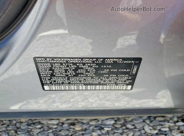 1V2LE2CA3RC224999 2024 VOLKSWAGEN ATLAS Silver 