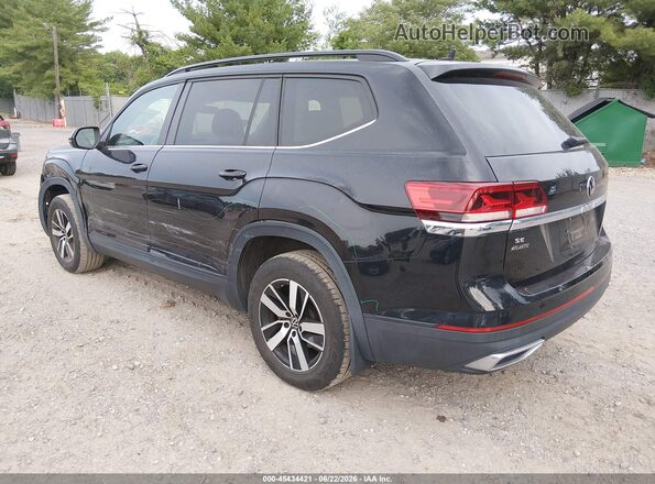 1V2LP2CA0MC513292 2021 VOLKSWAGEN ATLAS Black Задня ліва чверть