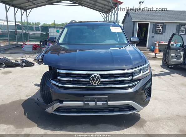1V2LP2CA0NC532054 2022 VOLKSWAGEN ATLAS Black Սալոնի հետևի տեսք