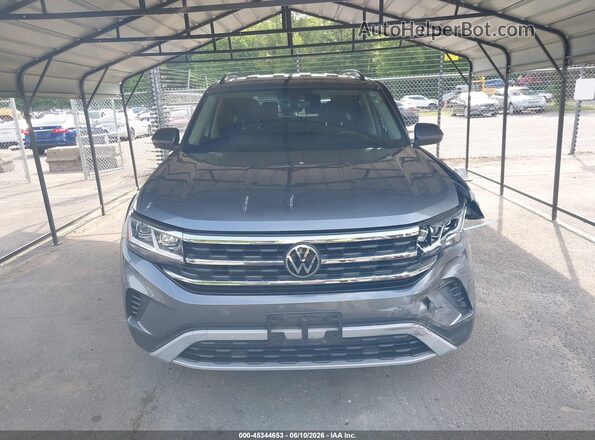 1V2LP2CA0NC535276 2022 VOLKSWAGEN ATLAS Gray Instrument cluster view
