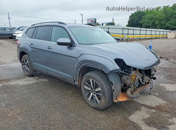 1V2LP2CA1MC610940 2021 VOLKSWAGEN ATLAS Серый Передняя правая четверть