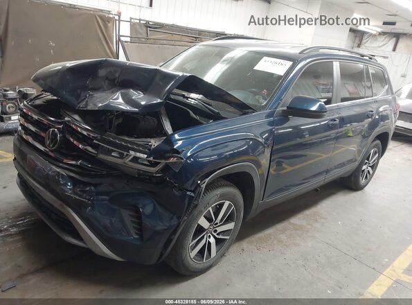 1V2LP2CA1NC511150 2022 VOLKSWAGEN ATLAS Blue Przód lewy