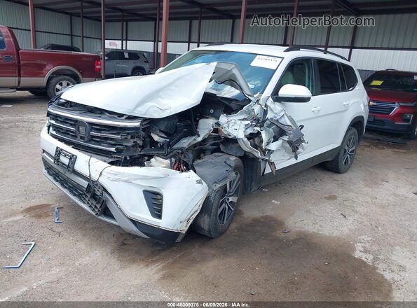 1V2LP2CA2NC557201 2022 VOLKSWAGEN ATLAS White Vista tres cuartos delantera izquierda