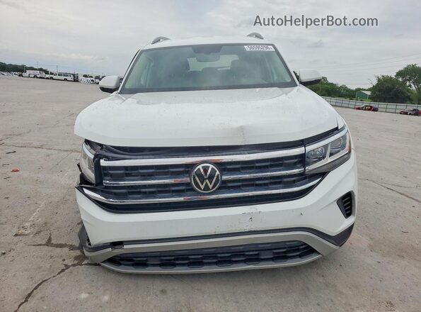 1V2LP2CA3MC532130 2021 VOLKSWAGEN ATLAS White წინა ხედი