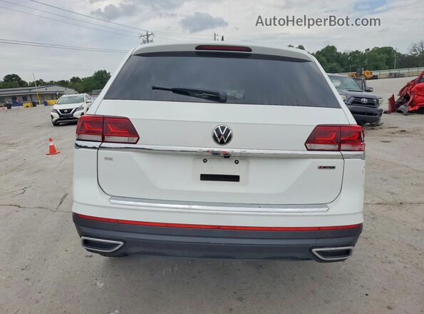 1V2LP2CA3MC532130 2021 VOLKSWAGEN ATLAS White უკანა ხედი