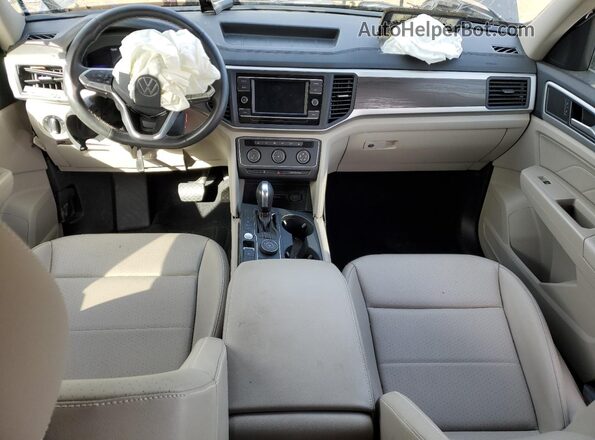 1V2LP2CA5NC559413 2022 VOLKSWAGEN ATLAS Black Widok deski rozdzielczej
