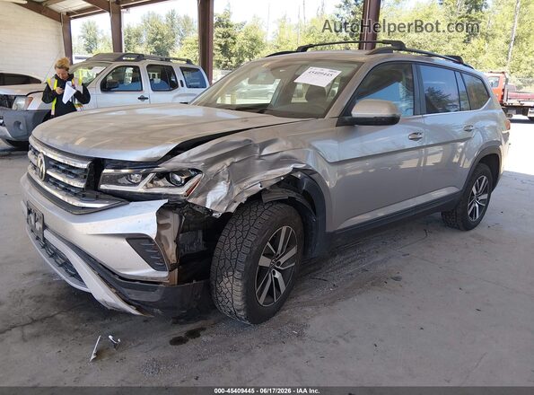 1V2LP2CA7MC525813 2021 VOLKSWAGEN ATLAS Silver Front left