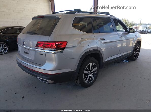 1V2LP2CA7MC525813 2021 VOLKSWAGEN ATLAS Silver Rear right