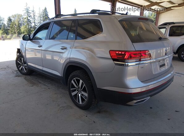 1V2LP2CA7MC525813 2021 VOLKSWAGEN ATLAS Silver Rear left