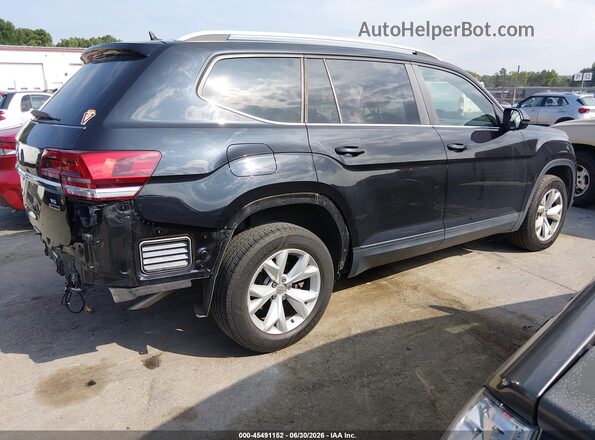 1V2LR2CA0JC588001 2018 VOLKSWAGEN ATLAS Black Tył prawy
