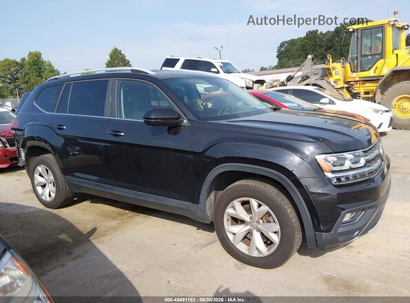 1V2LR2CA0JC588001 2018 VOLKSWAGEN ATLAS Black Widok wnętrza 360 stopni