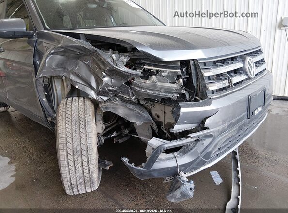 1V2LR2CA1JC561213 2018 VOLKSWAGEN ATLAS Gray წინა ხედი