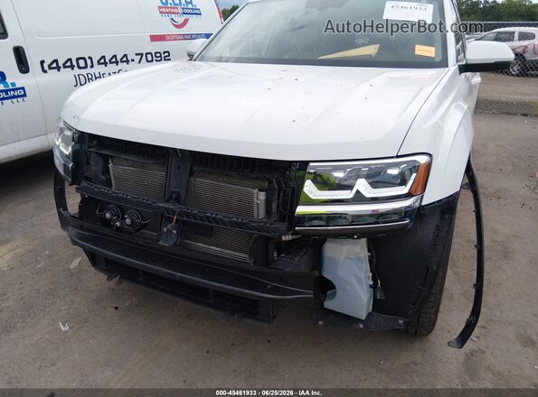 1V2LR2CA1KC555767 2019 VOLKSWAGEN ATLAS White Widok z przodu