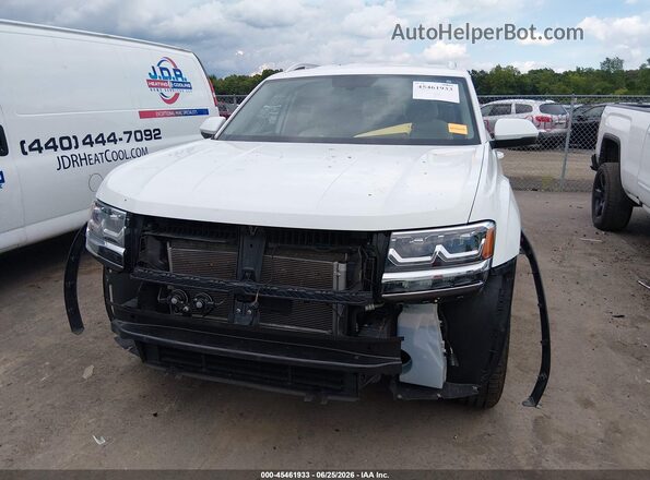 1V2LR2CA1KC555767 2019 VOLKSWAGEN ATLAS White Widok wnętrza z tyłu