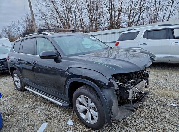 1V2LR2CA2KC535429 2019 VOLKSWAGEN ATLAS Black Առջևի աջ