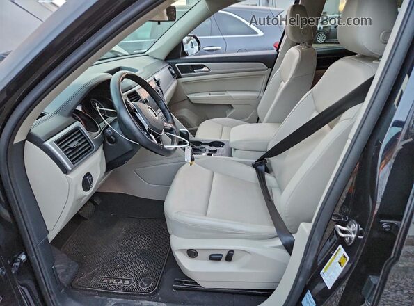 1V2LR2CA2KC535429 2019 VOLKSWAGEN ATLAS Black Սալոնի դիմացի տեսք