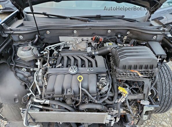 1V2LR2CA2KC535429 2019 VOLKSWAGEN ATLAS Black Շարժիչի բաժամունքի տեսք