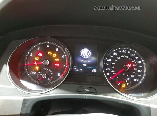 1V2LR2CA3JC530240 2018 VOLKSWAGEN ATLAS Gray Widok zestawu wskaźników