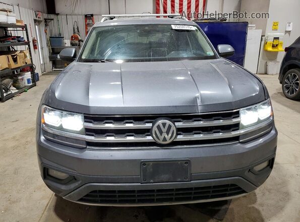 1V2LR2CA3JC530240 2018 VOLKSWAGEN ATLAS Gray Widok z przodu