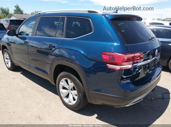 1V2LR2CA3JC542713 2018 VOLKSWAGEN ATLAS Blue Rear left