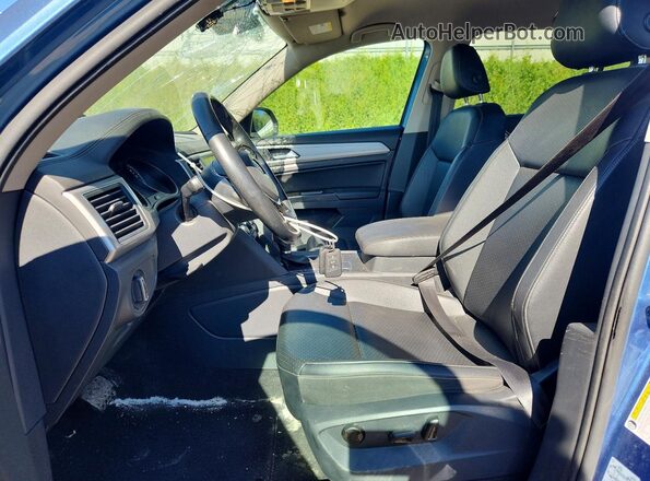 1V2LR2CA3KC589418 2019 VOLKSWAGEN ATLAS Blue Սալոնի դիմացի տեսք