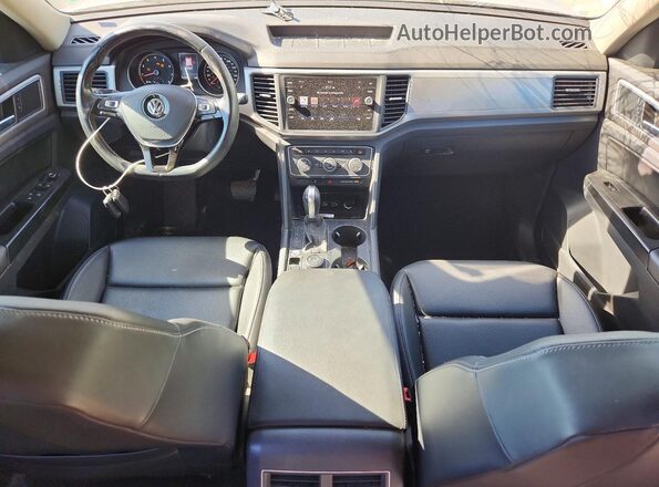 1V2LR2CA3KC589418 2019 VOLKSWAGEN ATLAS Blue Առջևի վահանակի տեսք