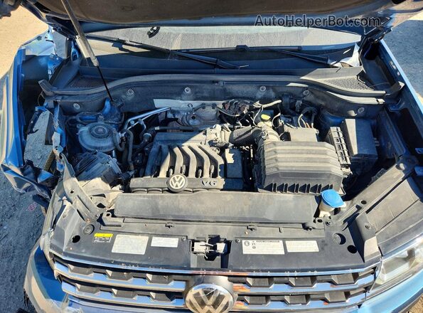 1V2LR2CA3KC589418 2019 VOLKSWAGEN ATLAS Blue Շարժիչի բաժամունքի տեսք