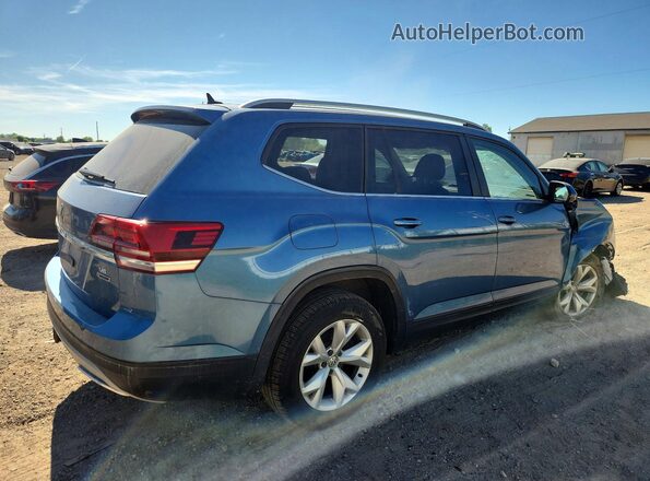 1V2LR2CA3KC589418 2019 VOLKSWAGEN ATLAS Blue Հետևի աջ