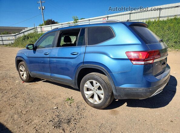 1V2LR2CA3KC589418 2019 VOLKSWAGEN ATLAS Blue Հետևի ձախ